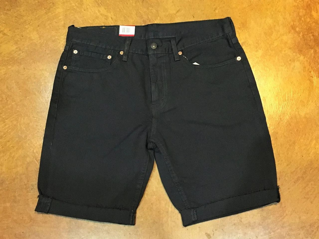 365550172 Levi's Premium 511 Slim Fit Cut-Off Shorts Jung Black
