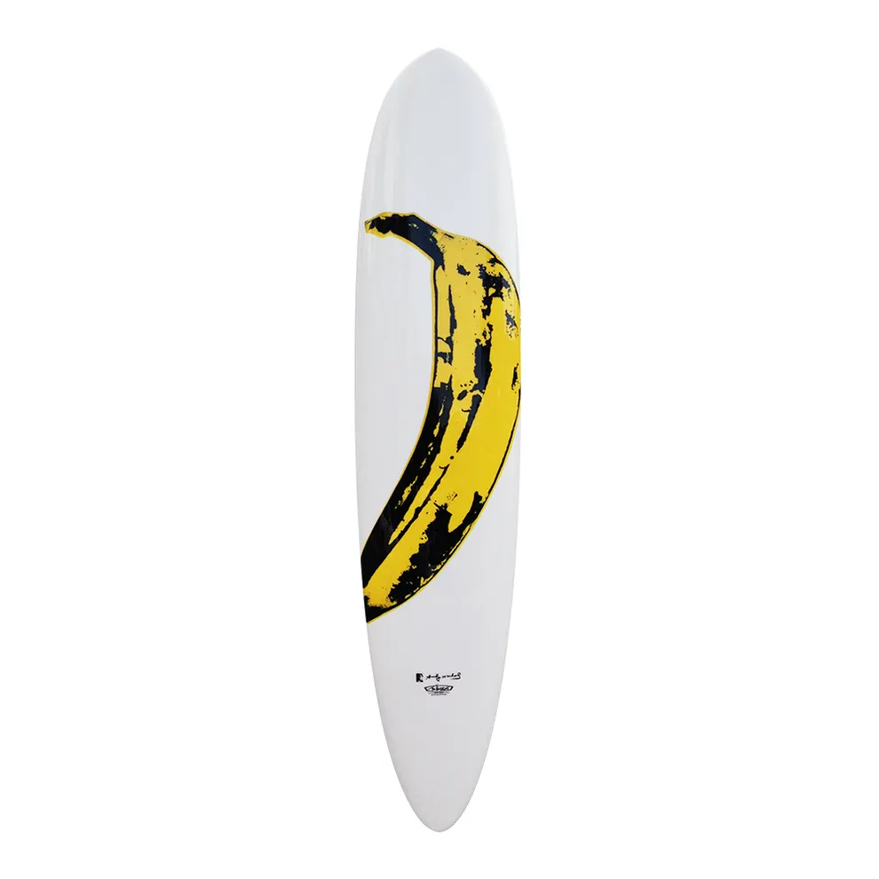 Banana Surfboard by Andy Warhol