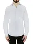 Beige Small Checkered Dress Shirt