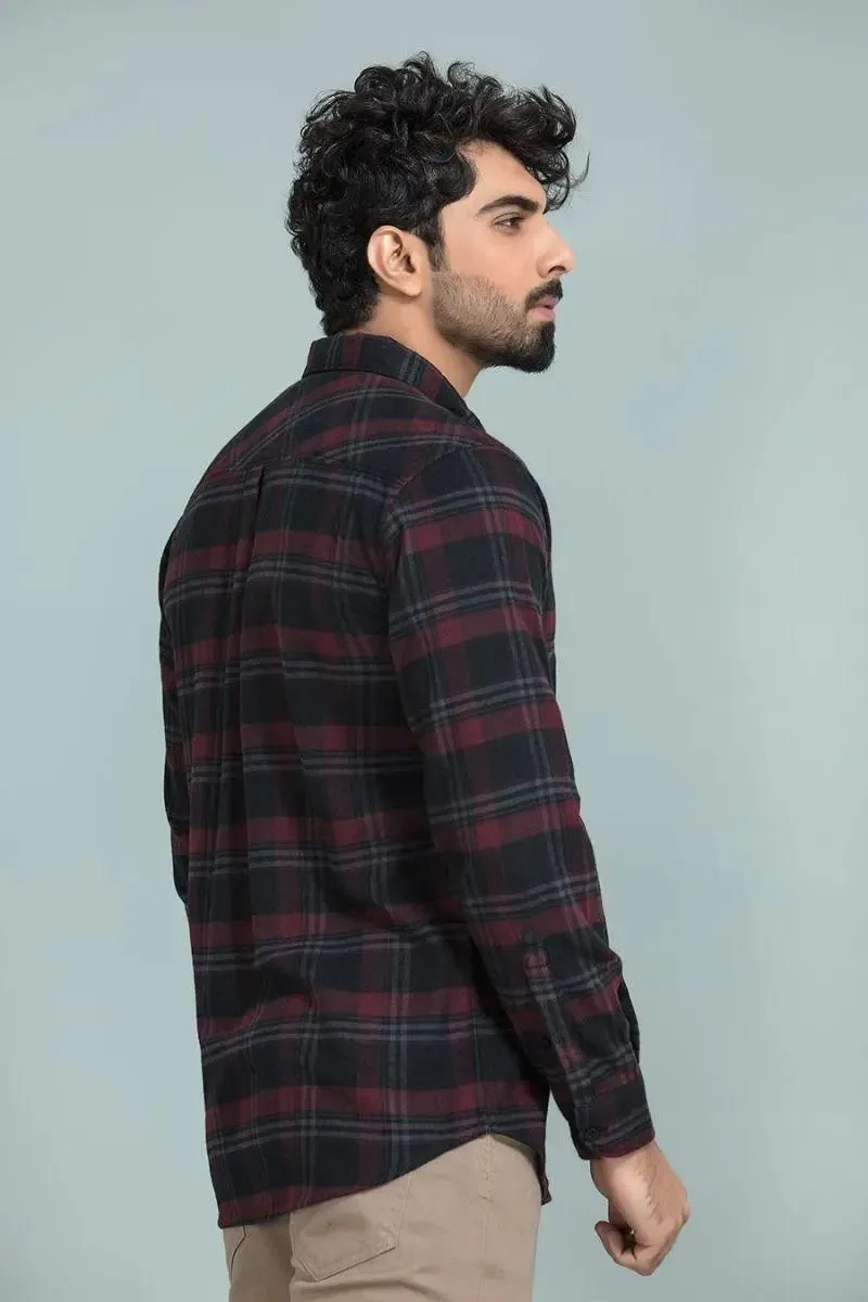 Black Checkered Shirt