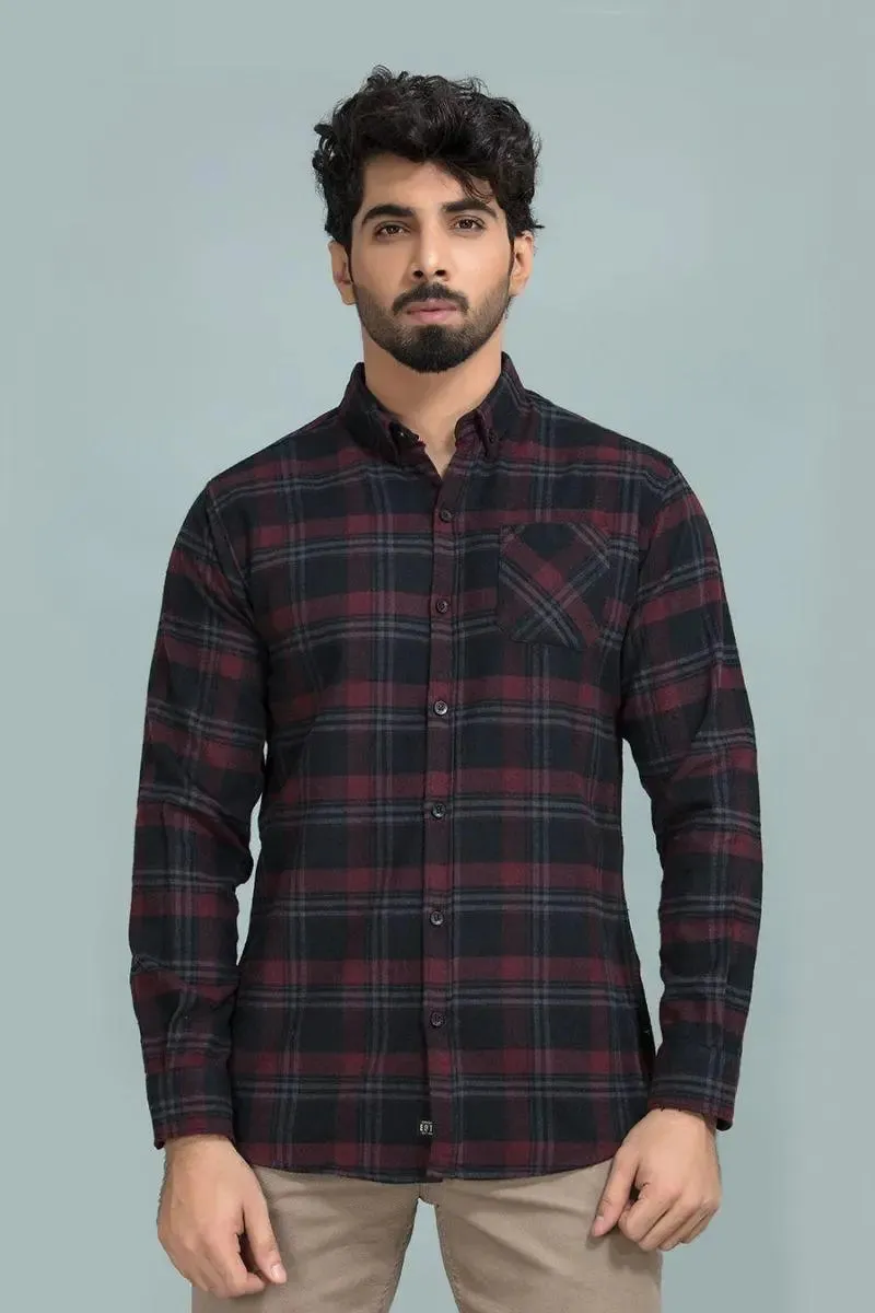 Black Checkered Shirt