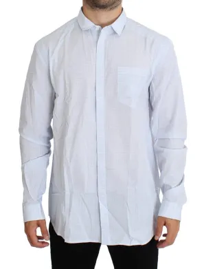 Blue Checkered Cotton Casual Shirt