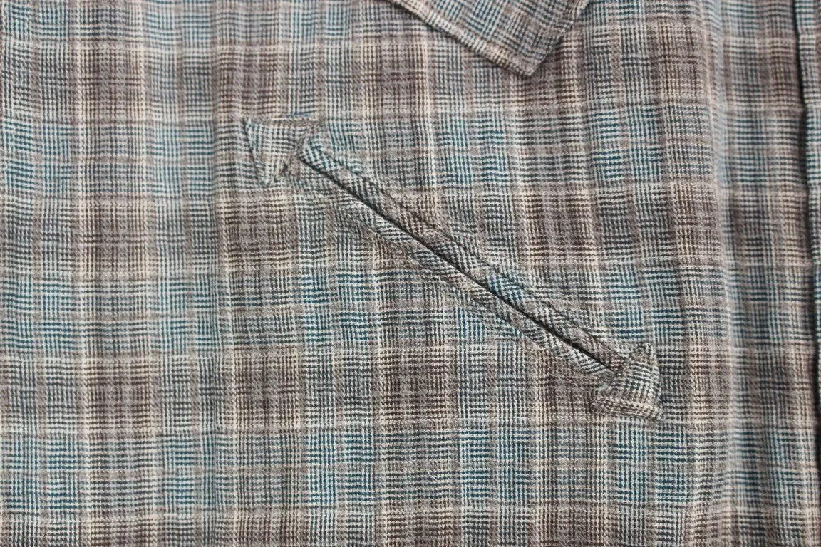 Blue Checkered SICILIA Regular Casual Shirt
