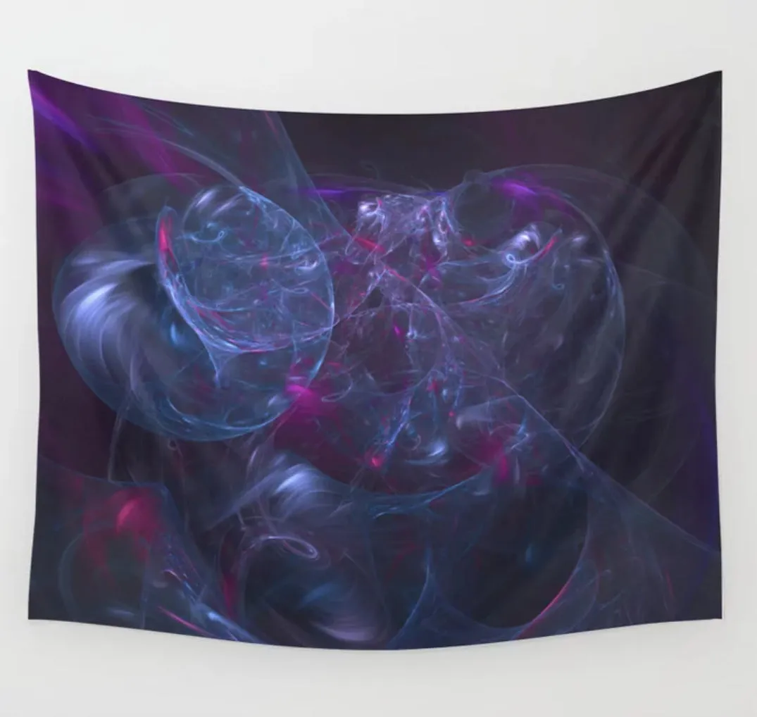 Bubbles Fractal Tapestry