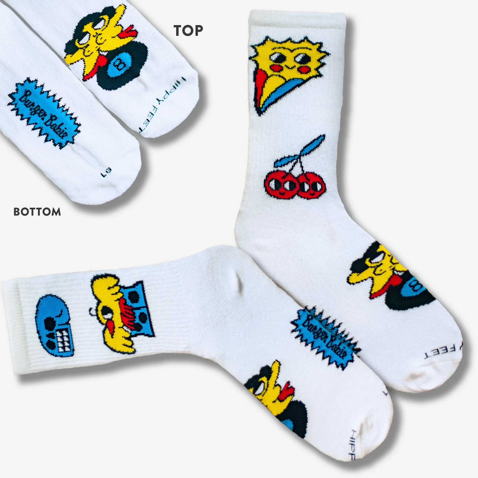 @Burger_Babie Tattoo Socks - Crews