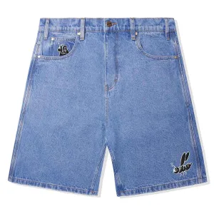 Butter Goods - Critter Baggy Denim Shorts Washed Indigo