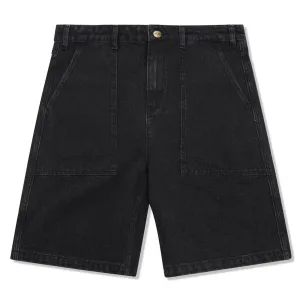 Butter Goods - Patch Pocket Denim Shorts Washed Black