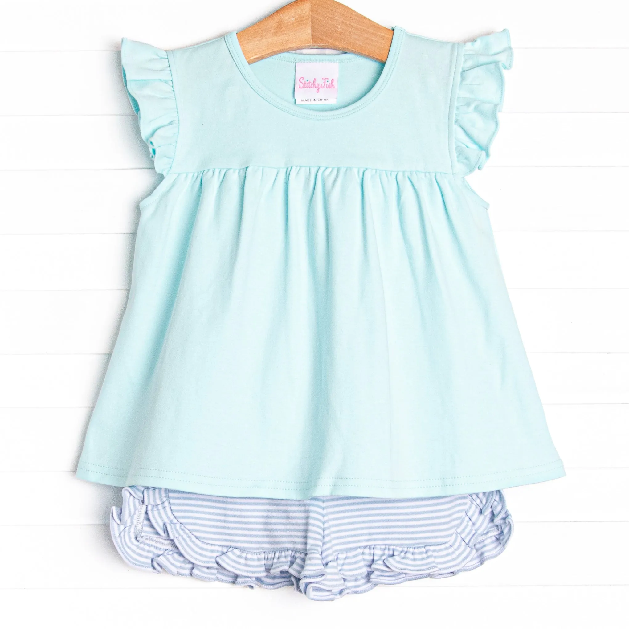Caitlyn Pima Short Set, Mint