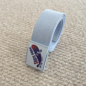 Canvas Men's Belt w/ Skate Park Buckle - Sporty & Durable
