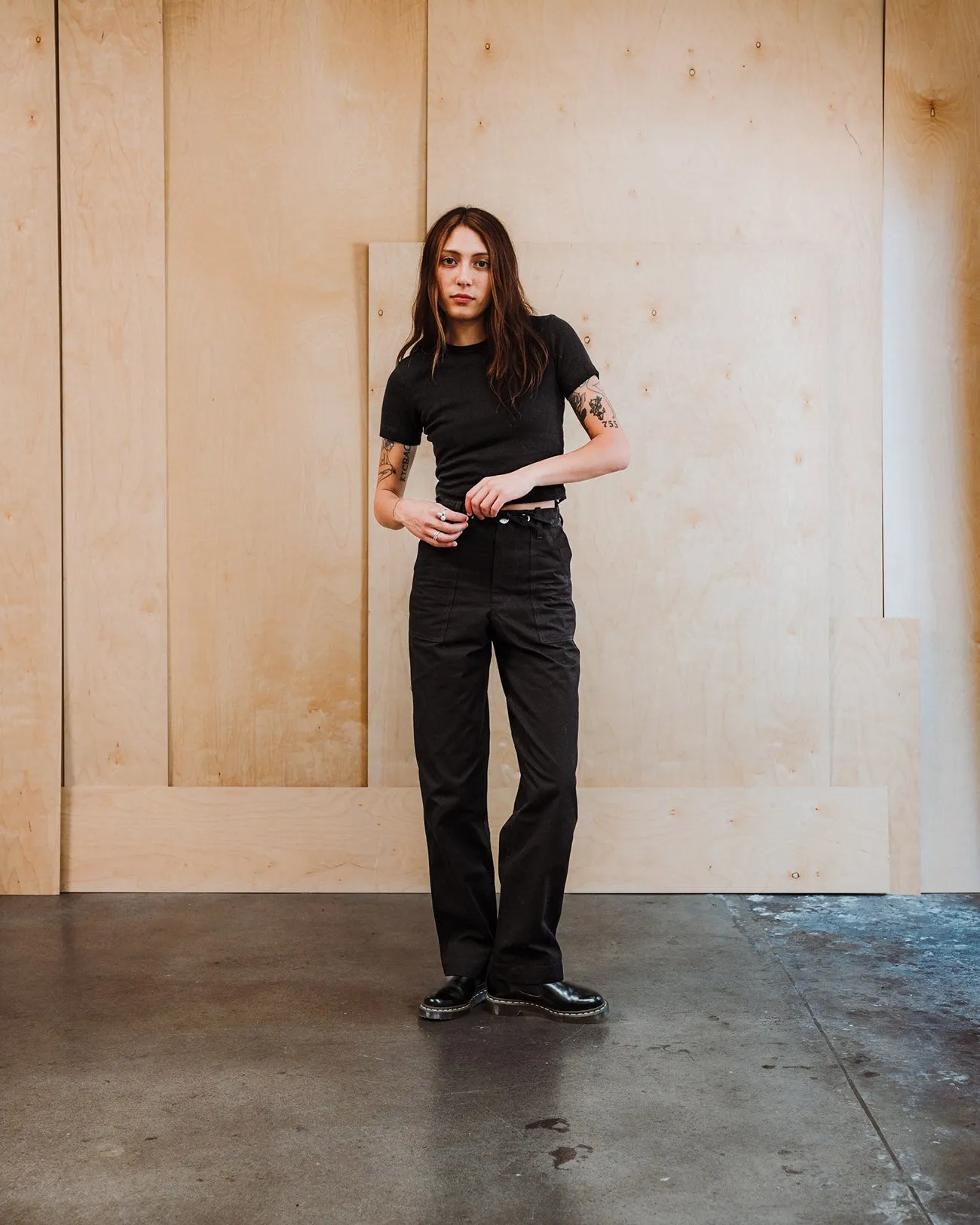 Canvas Work Pants - True Black