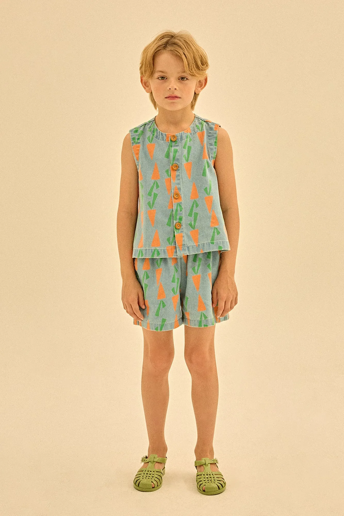 Carrot Denim Shorts by Jelly Mallow