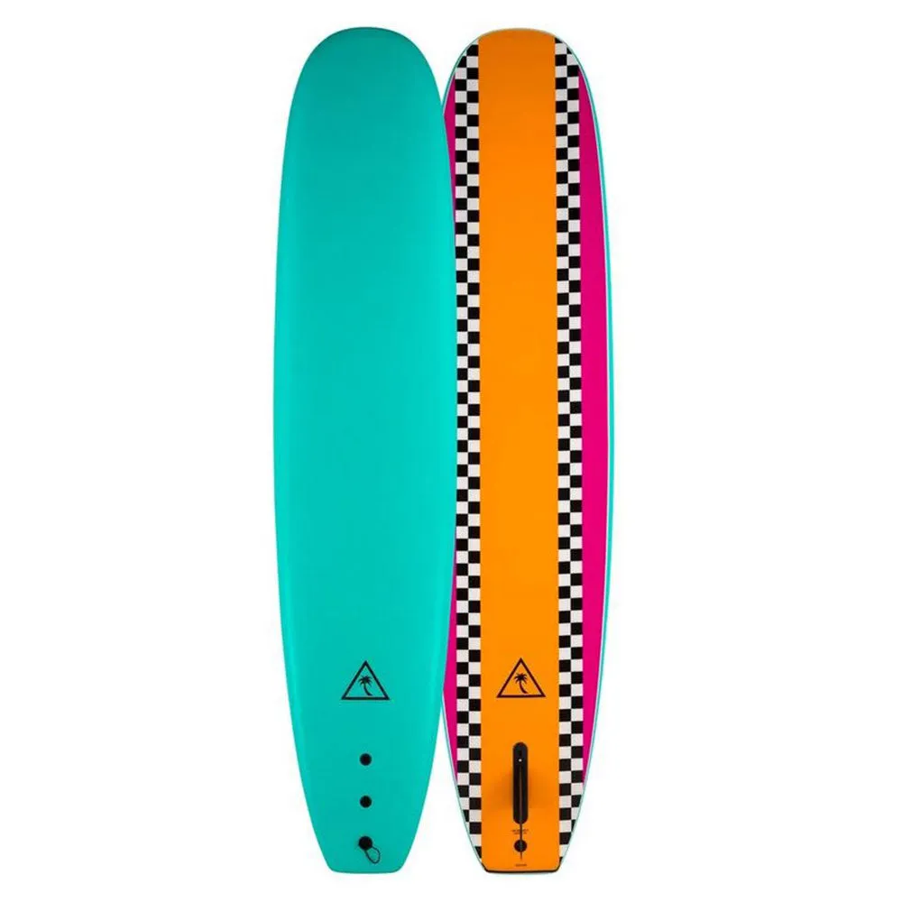 Catch Surf 8'6 Noserider Soft Surfboard - Turquoise / Orange