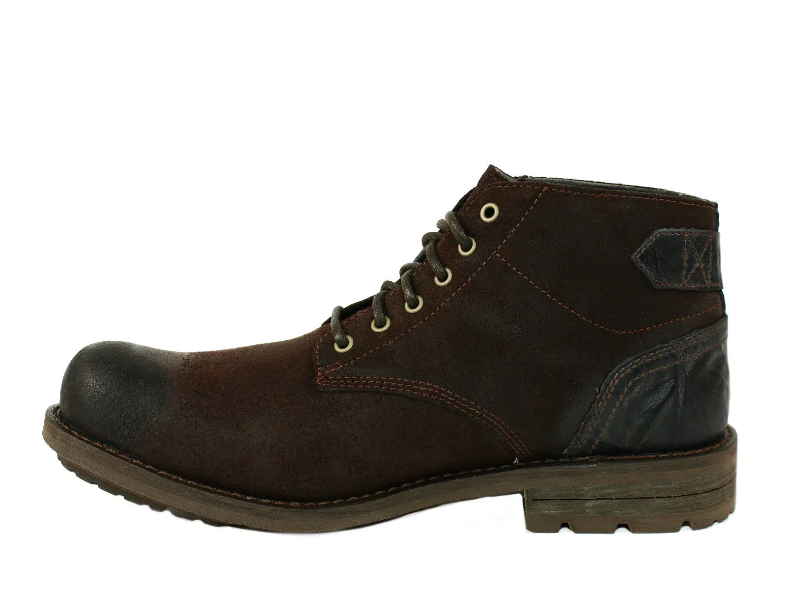 Caterpillar Newcastle Men's Motorcycle Mocha Work Boots