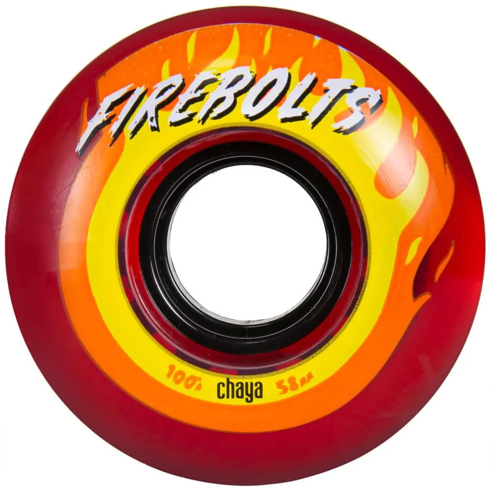 Chaya Firebolt Park Wheels 58mm 100a 4pk
