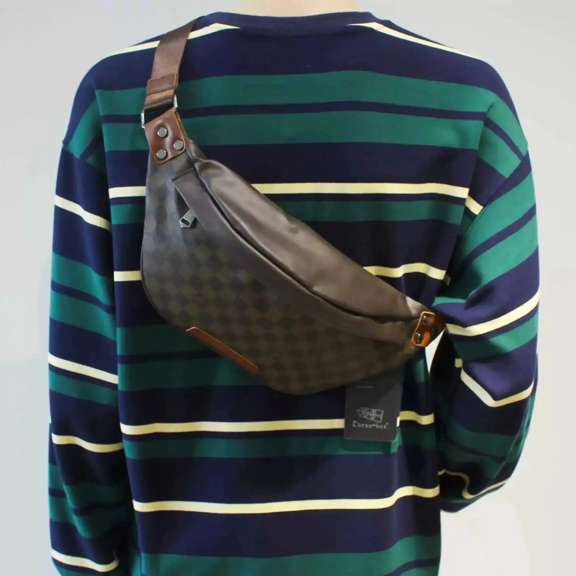 Checkered Crossbody Bag