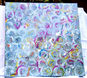 Contemporary Art-Yellow Sway