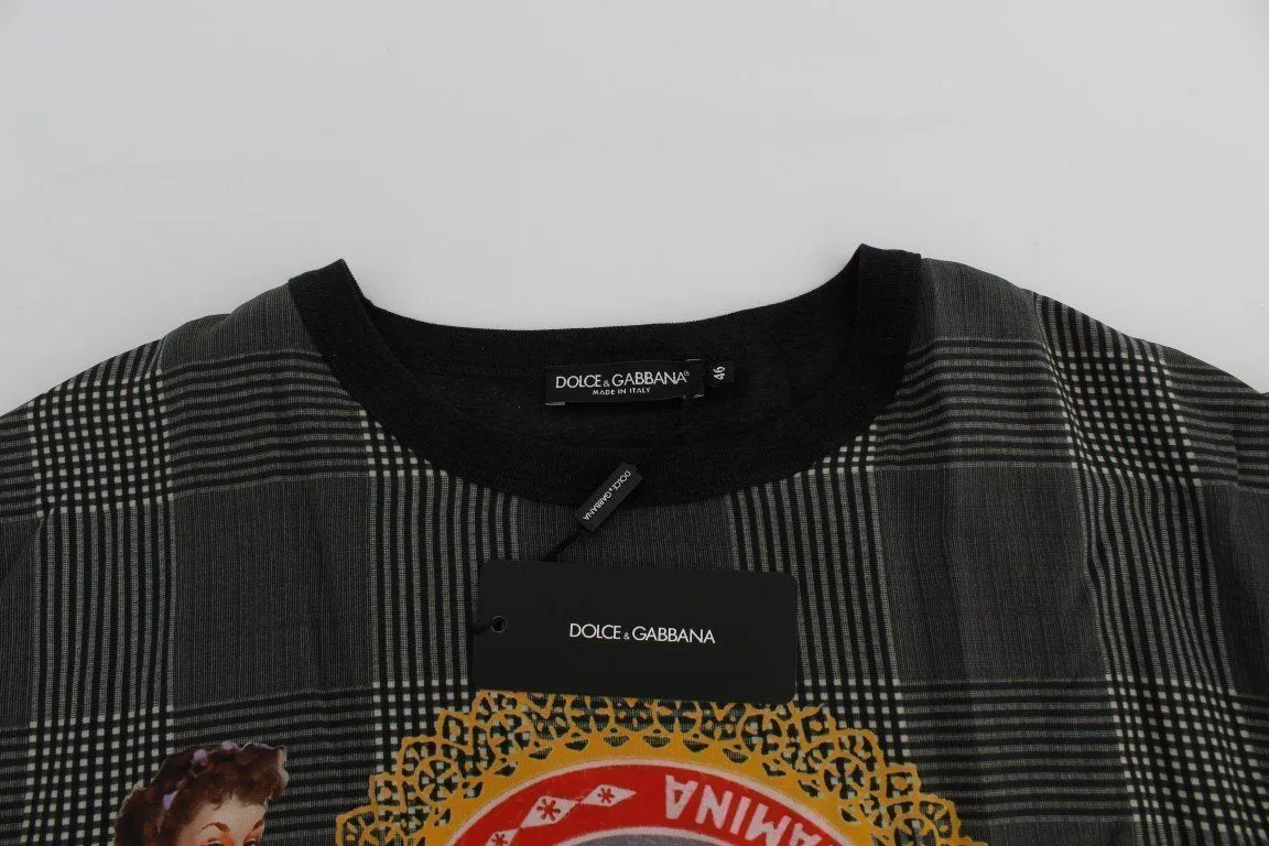 Crewneck SANGUINELLA ITALIA Print Silk T-shirt