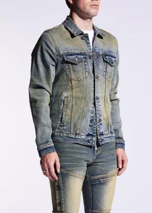 CRYSP  BERING DENIM JACKET - SAND WASH