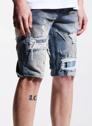 CRYSP DENIM MALVINA SHORT (LIGHT INDIGO)