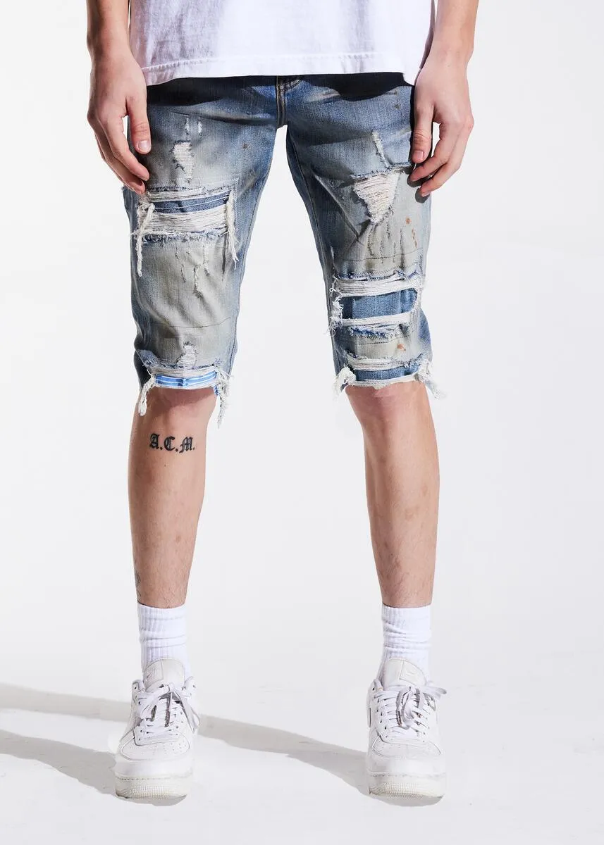 CRYSP DENIM MALVINA SHORT (LIGHT INDIGO)