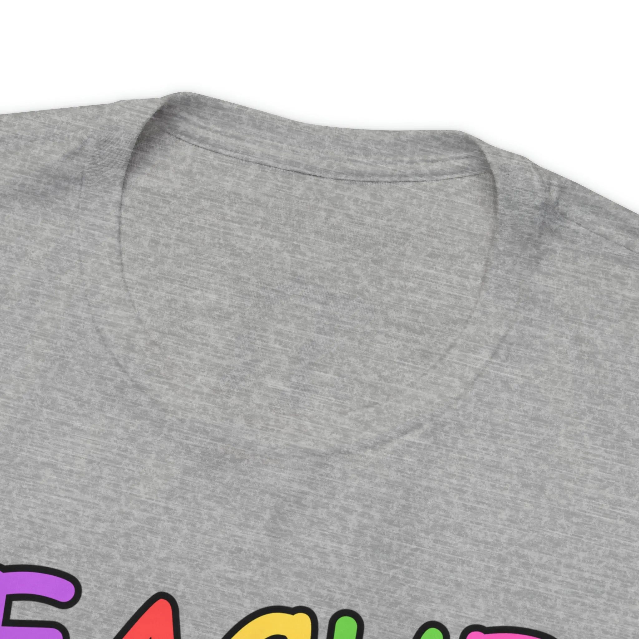 CUSTOM Teacher Personalized T-Shirt | Teacher's Name Tee |  Bella Canvas 3001 Unisex | First Day of School Short Sleeve Tshirt