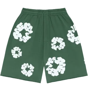 Denim Tears The Cotton Wreath Sweat Shorts Green