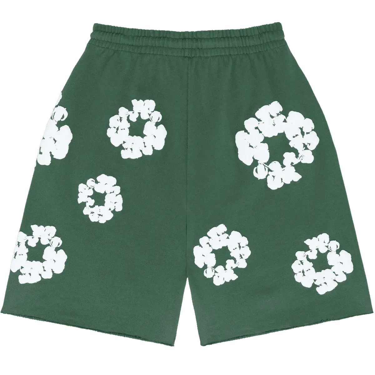 Denim Tears The Cotton Wreath Sweat Shorts Green