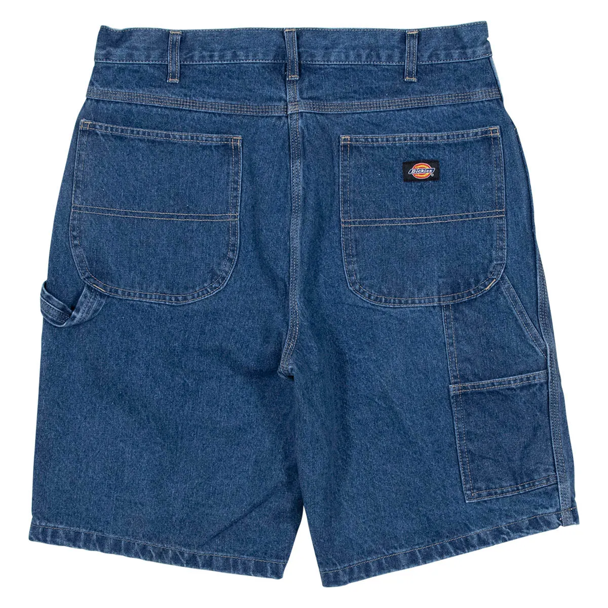 Dickies - 11" Relaxed Fit Carpenter Denim Shorts Stone Washed Indigo
