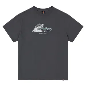 DICKIES RATTLE AND BURN TEE - CHARCOAL