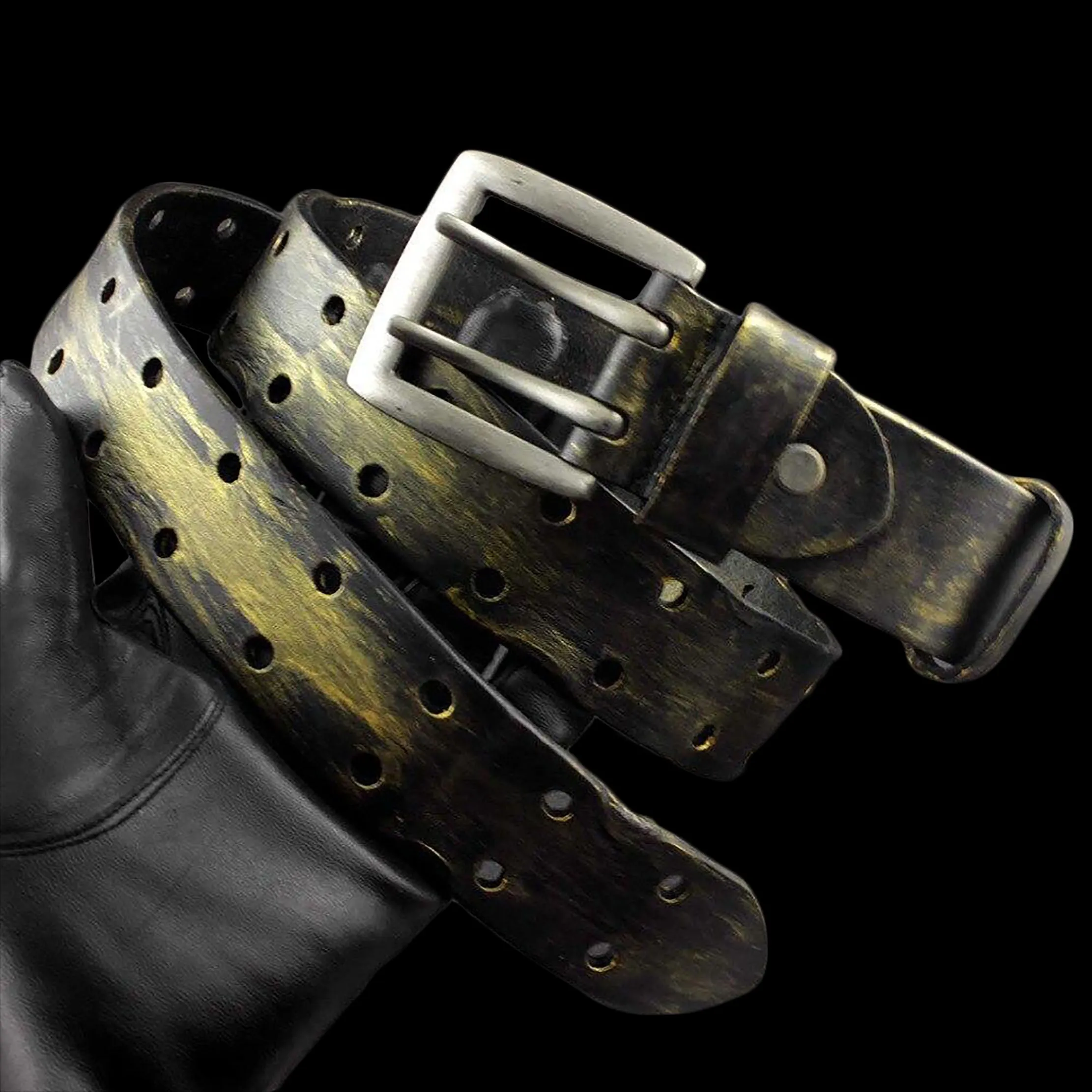 Distressed Leather Belt