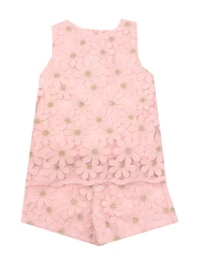 Doe a Dear Girl Pink Short Set