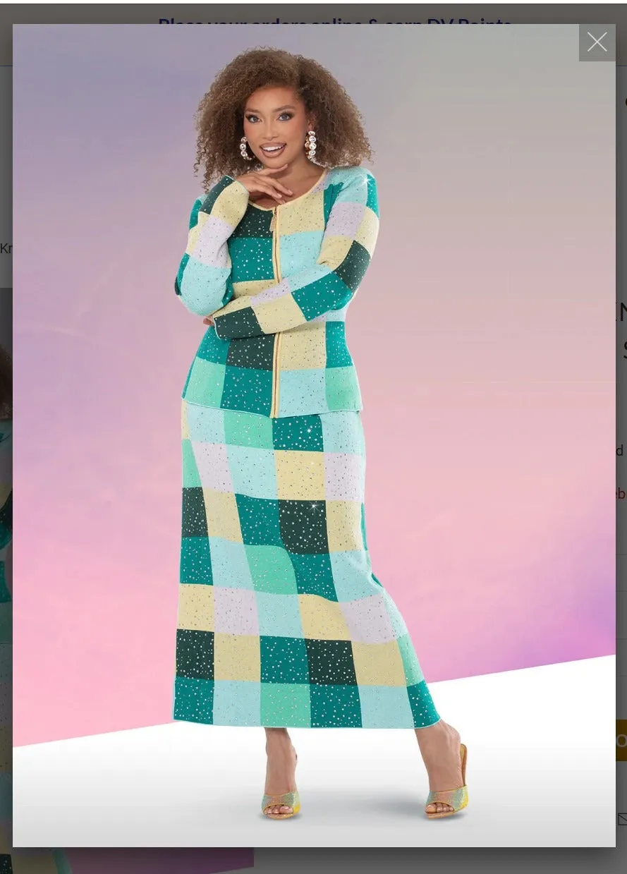 Donna Vinci Knits Style 13443 2PC Jacket/Skir