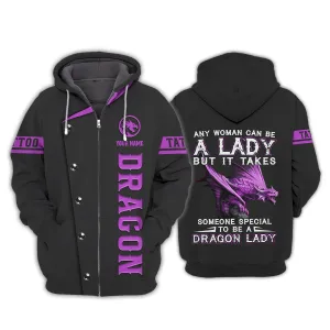 Dragon 3D Hoodie All Over Printed - Dragon Tattoo Jacket 3D print for Woman