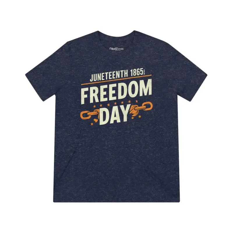 Express Bold Freedom with Juneteenth Triblend Tee
