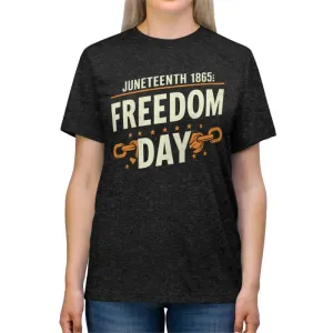 Express Bold Freedom with Juneteenth Triblend Tee