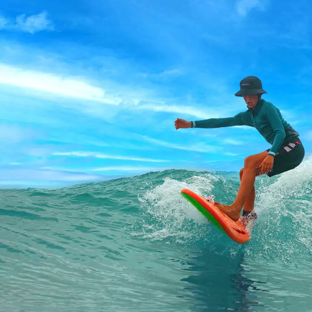FCS Goblin 5'8 Softech Board Orange/Green