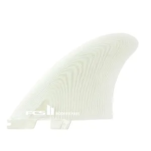 FCS II Modern Keel Twin Fin Clear