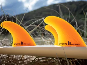 FCS II Performer Neo Glass Mango Fins - Large