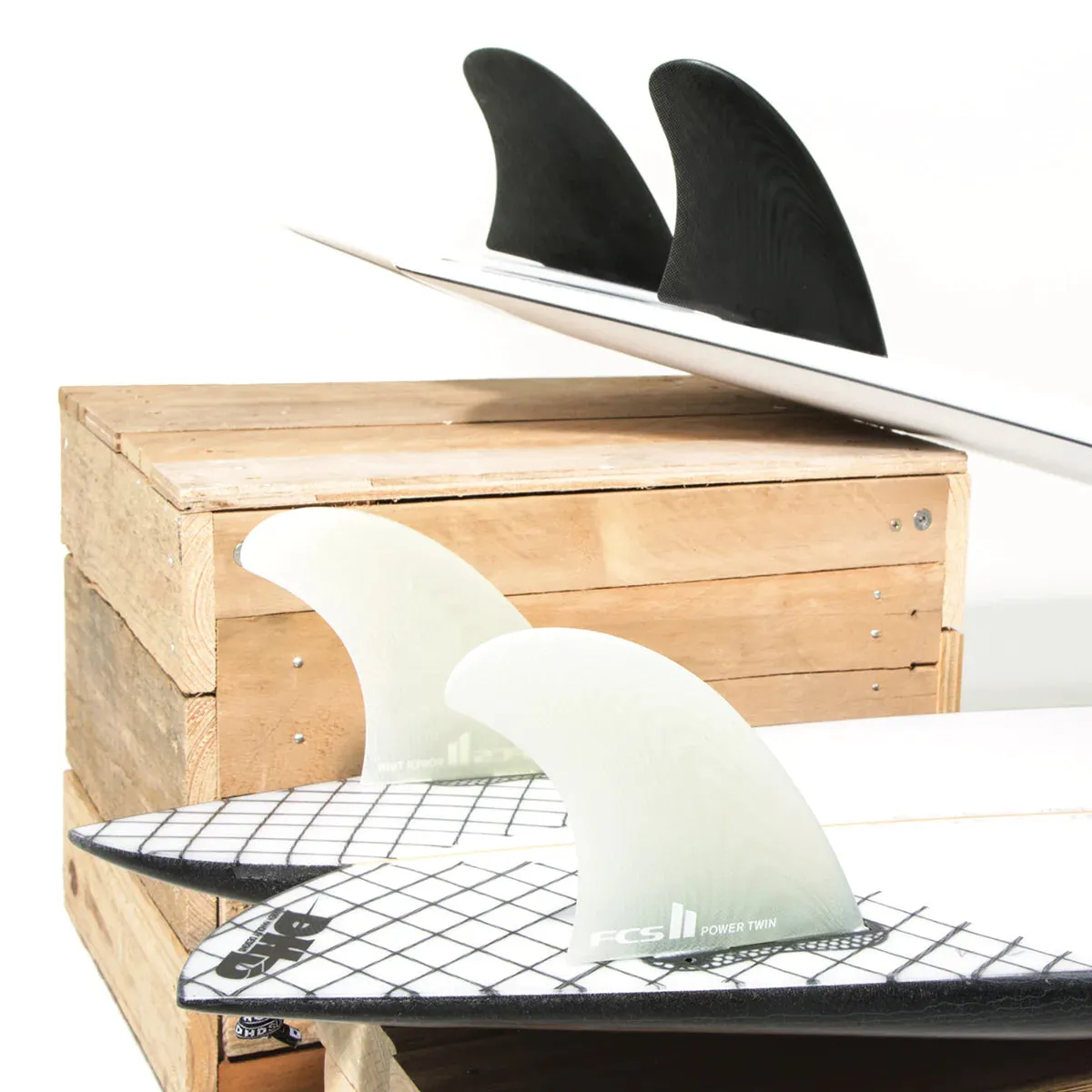FCS II PG Power Twin Fin Set