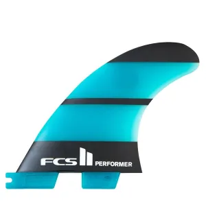FCS2 Performer Neo Glass Medium Tri Quad Surfboard Fin Set
