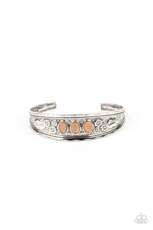 Flower Patch Picnic - Orange Bracelet