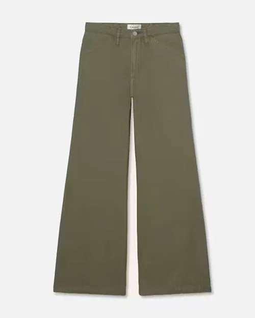 FRAME | Le Baggy Palazzo Jeans | Washed Summer Sage