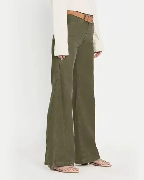 FRAME | Le Baggy Palazzo Jeans | Washed Summer Sage