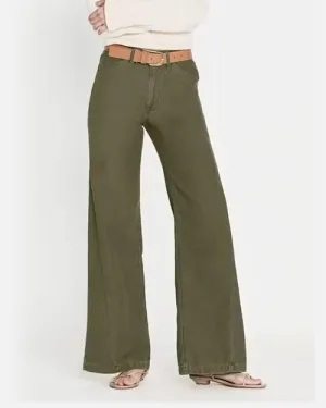 FRAME | Le Baggy Palazzo Jeans | Washed Summer Sage