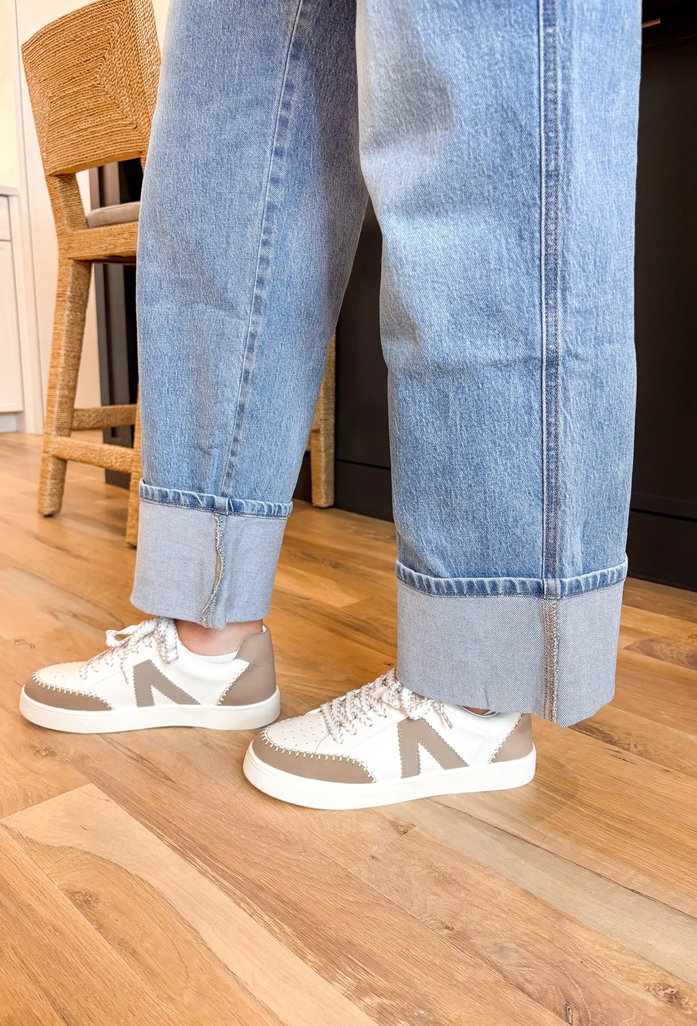 Gabby Super High-Rise Baggy Straight Jean by Vervet