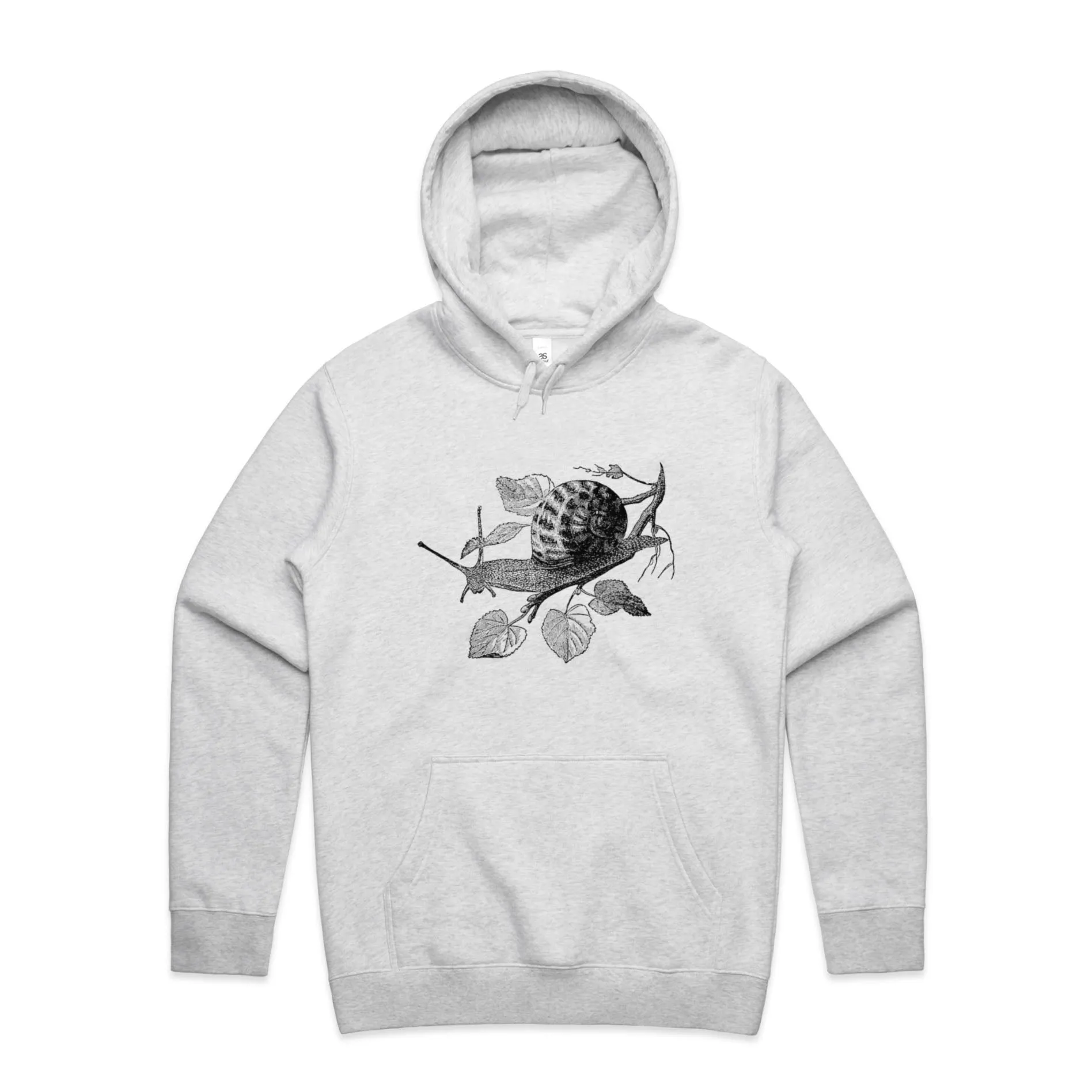 Garden Snail – Men's Hooded Sweatshirt