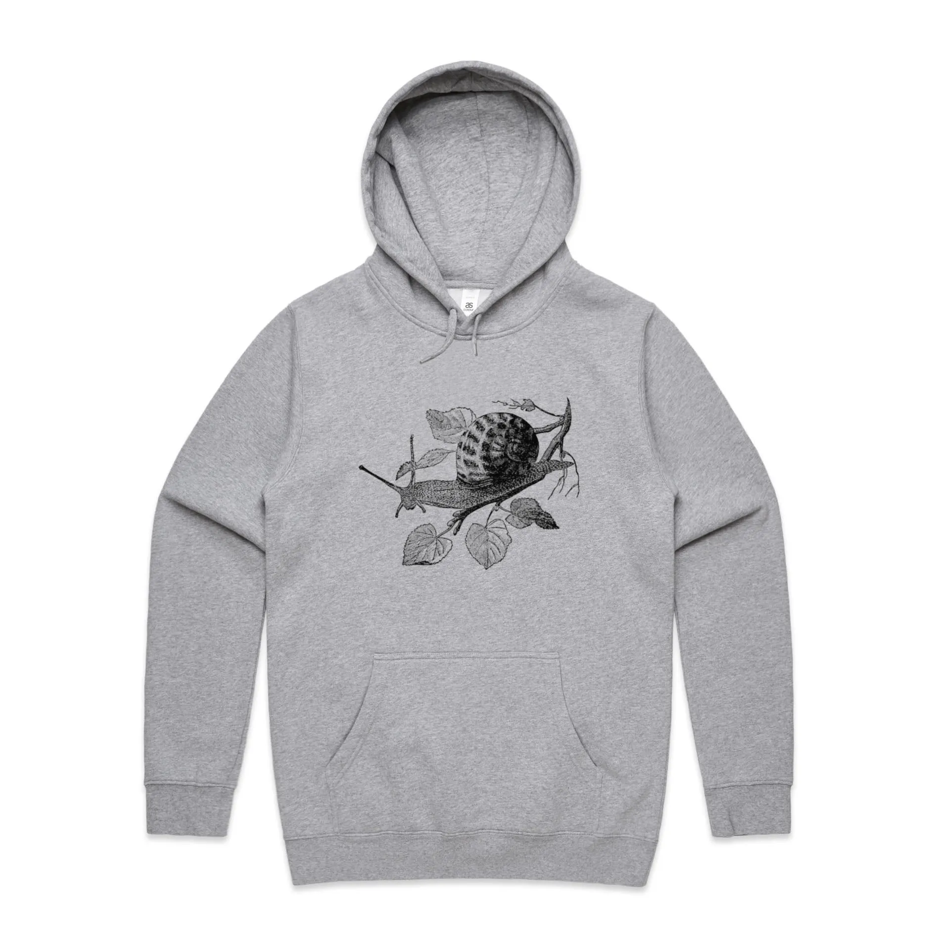 Garden Snail – Men's Hooded Sweatshirt