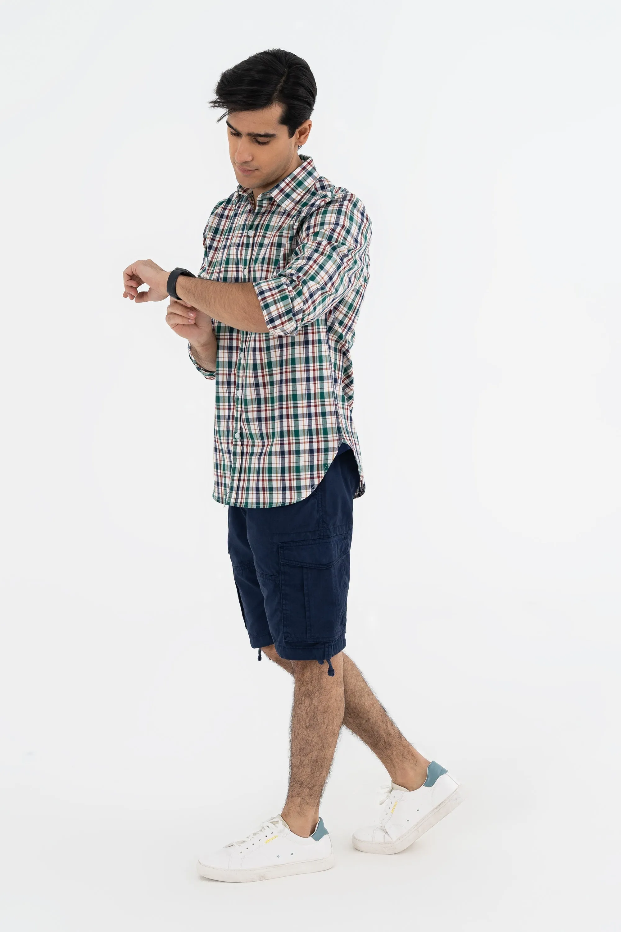 Green Checkered Shirt