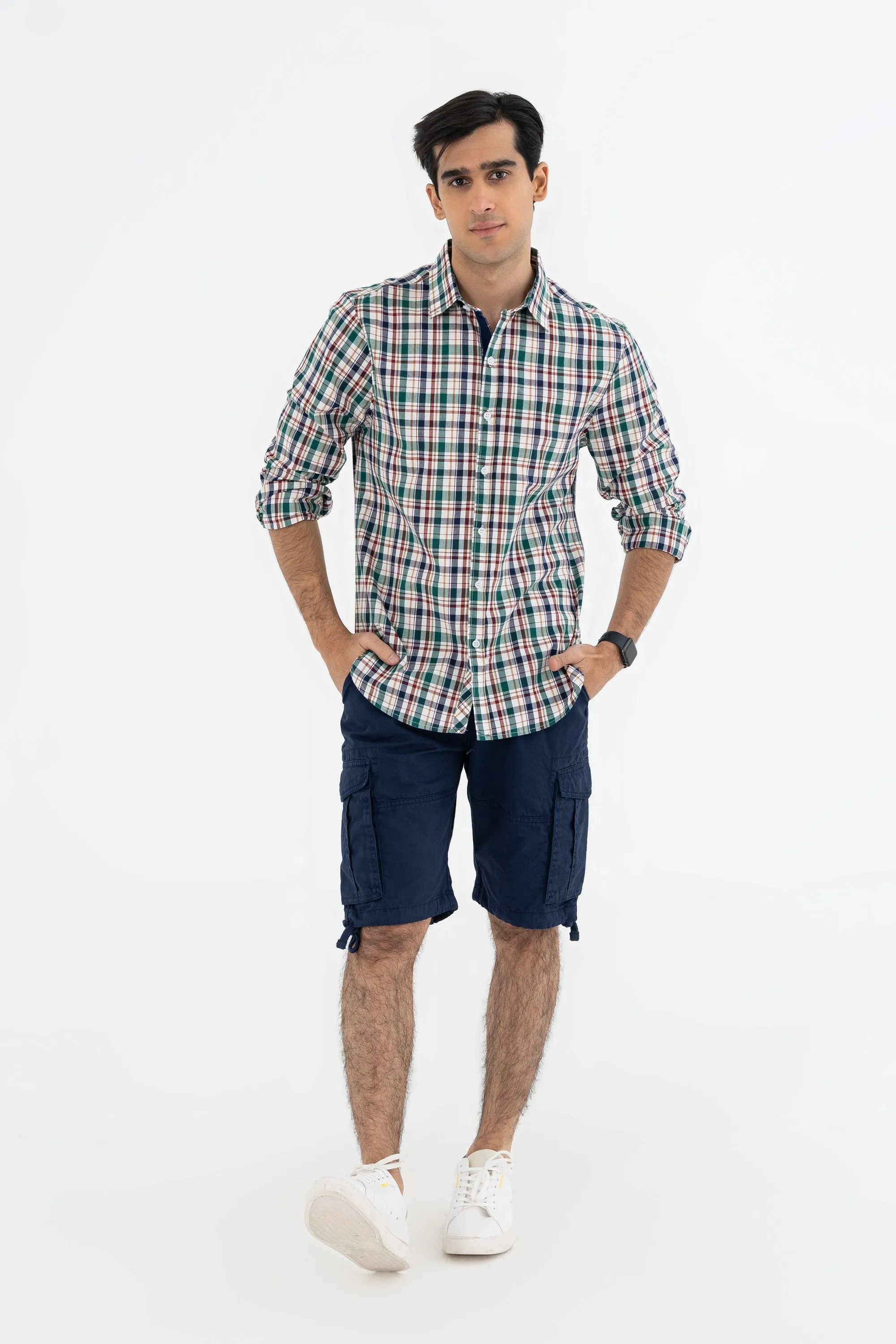 Green Checkered Shirt