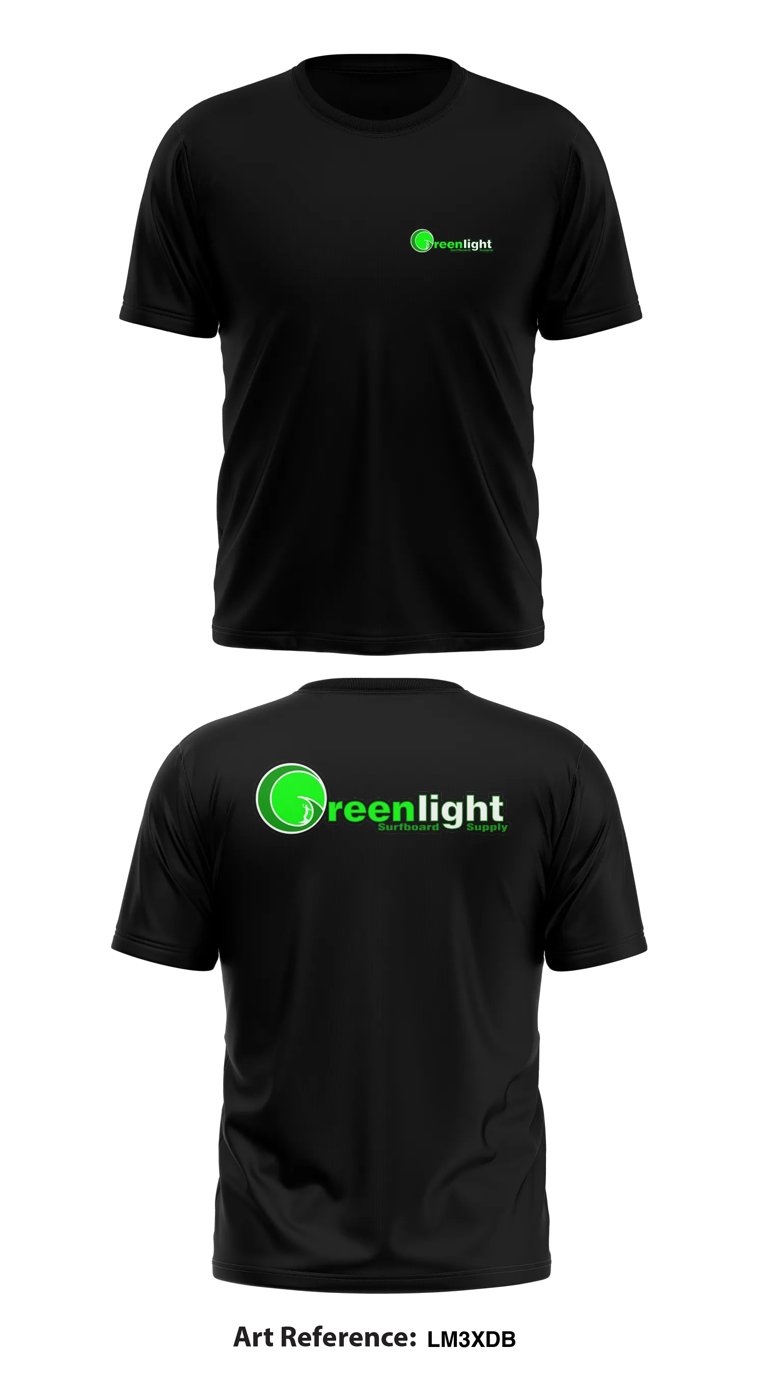 Greenlight Surf Supply Store 1 Core Men's SS Performance Tee - LM3XDB